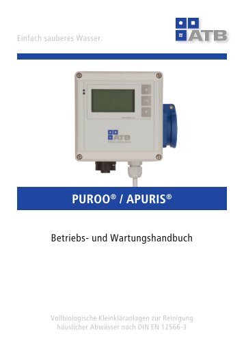 Betriebsbuch - ATB Umwelttechnologien GmbH