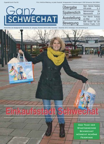 November/Dezember-Ausgabe 2013 - Stadtgemeinde Schwechat