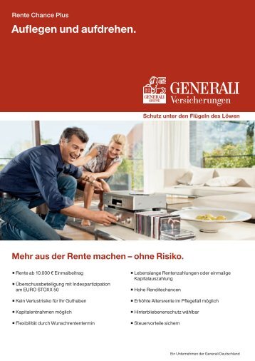 Generali Rente Chance Plus PDF - Volksfürsorge AG