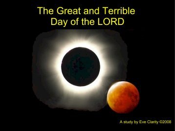 The Great and Terrible Day of the LORD - Kneeling Media