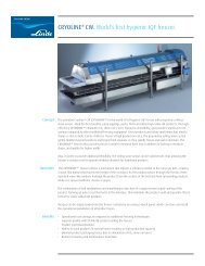 CRYOLINE® CW. World's first hygienic IQF freezer. - Linde Canada