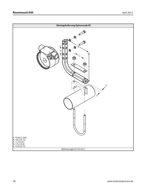 Rosemount 644 Temperaturmessumformer - Emerson Process ...