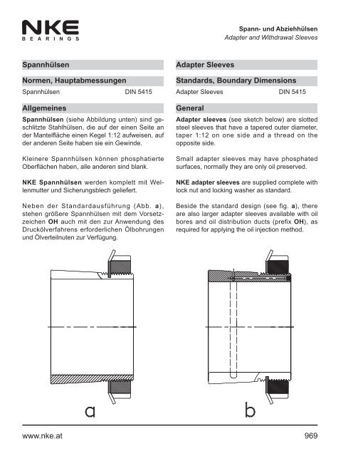 NKE Hauptkatalog / General Catalogue 2011