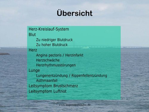 Herz-Kreislauf- Erkrankungen Lungenerkrankungen