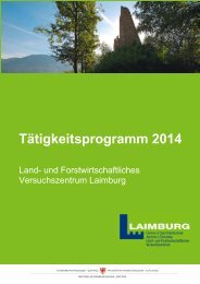 Tätigkeitsprogramm zum Download - Abteilung 33 Laimburg