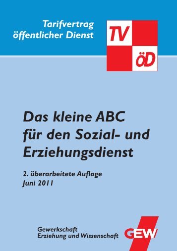 Das kleine ABC für den Sozial- und Erziehungsdienst - GEW
