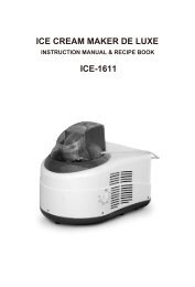 ICE CREAM MAKER DE LUXE ICE-1611 - Komplett.se