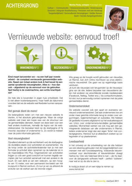 tombola-actie tijdens werken rotonde (p. 9 ... - Gemeente Riemst