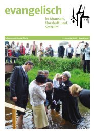 Taufe - Kirchengemeinde Horstedt