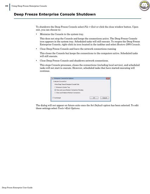 Deep Freeze Enterprise User Guide - Faronics