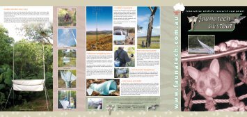 WILDLIFE SURVEILLANCE CAMERAS ... - Faunatech and Austbat