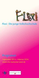 Flexi-Programm - vhs Hannover Land