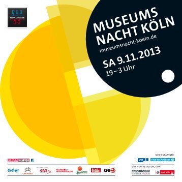 6.3 MB - Lange Nacht der Kölner Museen