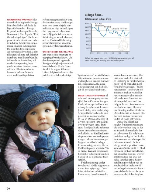 En ny babyboom i Sverige? (pdf)