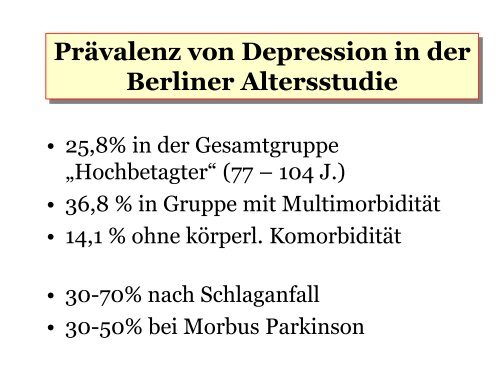 Workshop Prof. Martin Hautzinger: "Depressionen im ... - PTK Bayern