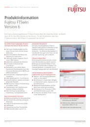 Produktinformation Fujitsu FTSwin Version 6