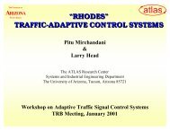 “rhodes” traffic-adaptive control systems - Traffic Signal Systems ...