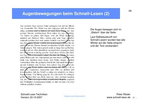 Grundlagen des Lesens - Schnell-Leser.de Home