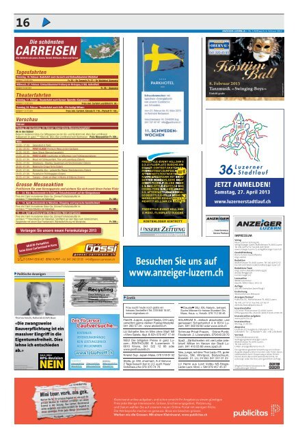 Anzeiger Luzern, Ausgabe 05, 6. Februar 2013