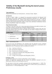 Validity of the Myotest® during the bench press