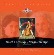 Mischa Maisky y Sergio Tiempo - Sociedad Filarmónica de Lima