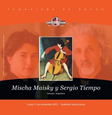 Mischa Maisky y Sergio Tiempo - Sociedad Filarmónica de Lima