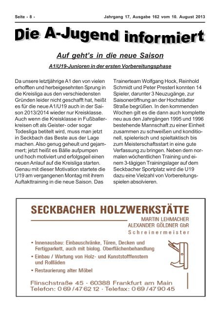 Ausgabe 162 - FG Seckbach 02