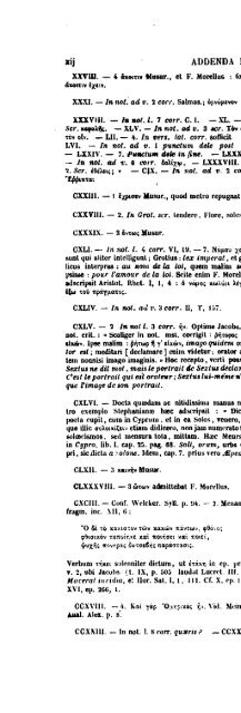 epigrammatum anthologia palatina. - Notes du mont Royal