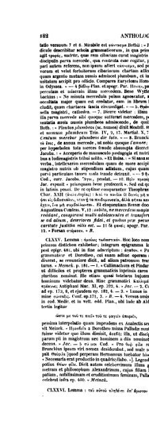 epigrammatum anthologia palatina. - Notes du mont Royal