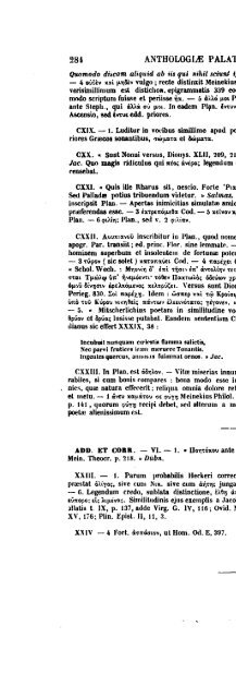 epigrammatum anthologia palatina. - Notes du mont Royal