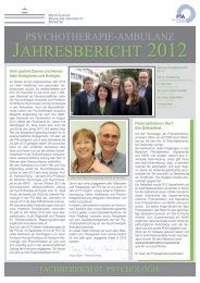 2012_PTA Jahresbericht_RZ.indd - Psychologie - Westfälische ...