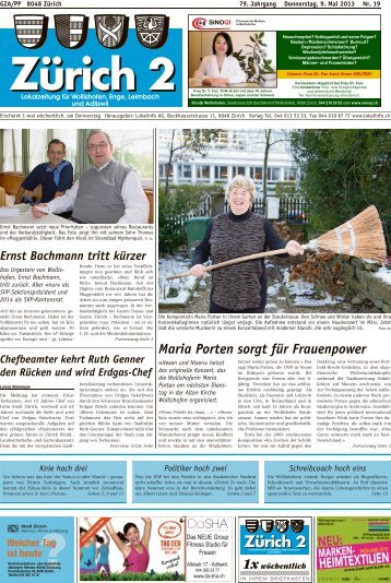 Maria Porten sorgt für Frauenpower - Lokalinfo AG