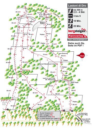 Topo: Via dei Ciclamini - Lastoni di Dro - Bergsteigen.com