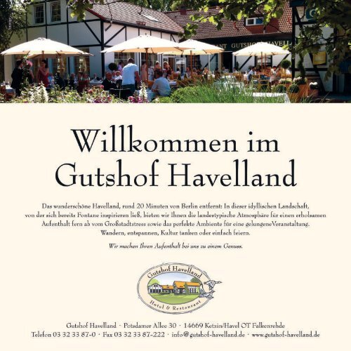 Kammerkonzert - Havelländische Musikfestspiele gGmbH