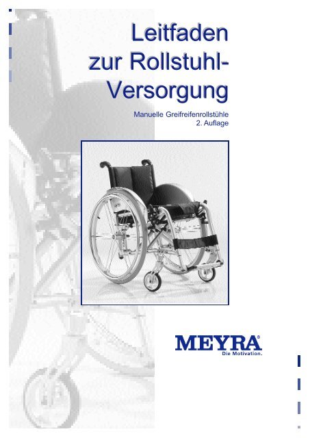 Leitfaden den an der Rollstuhlversorgung - Meyra