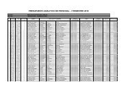 presupuesto analitico de personal - i trimestre 2010 - Serpost