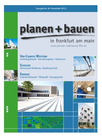 Herbstausgabe - bei Planen und Bauen in Frankfurt am Main