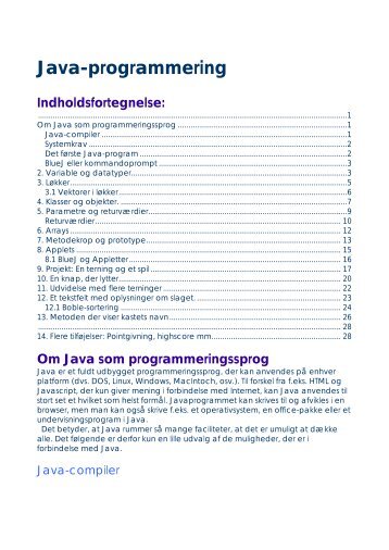 Java-programmering
