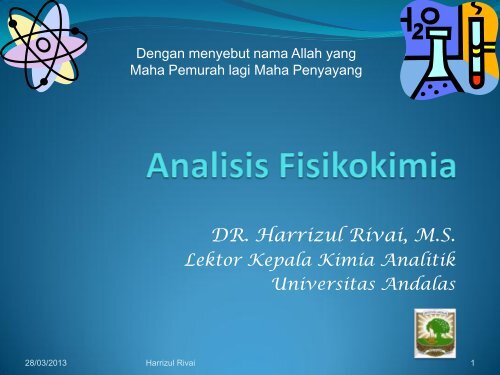 Hukum Lambert-Beer - Fakultas Farmasi Universitas Andalas