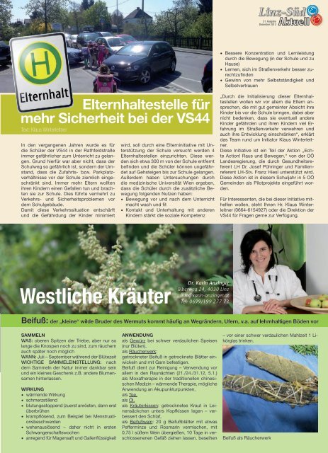 Ausgabe 21 - Dez. 13 - Pichling