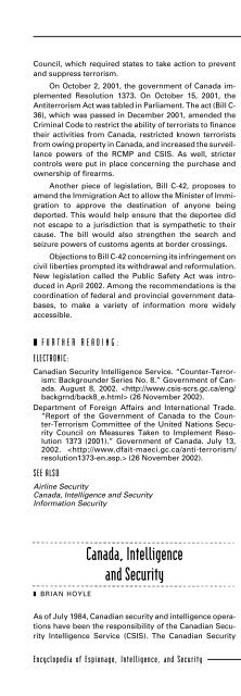 ENCYCLOPEDIA OF Espionage, Intelligence, and Security Volume ...