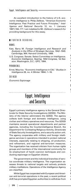 ENCYCLOPEDIA OF Espionage, Intelligence, and Security Volume ...