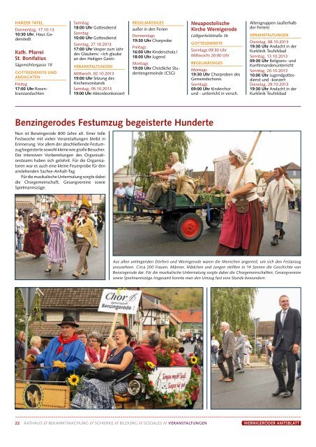 Amtsblatt Stadt Wernigerode 09 - 2013 (3.72 MB)