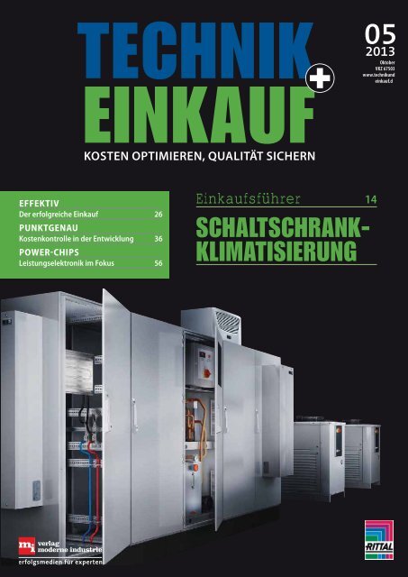 Ausgabe 5 /2013 - technik + EINKAUF