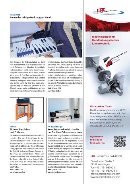 Ausgabe 5 /2013 - technik + EINKAUF