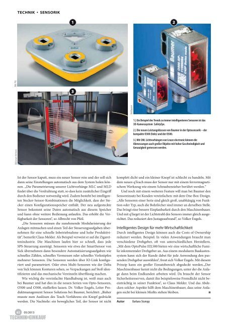 Ausgabe 5 /2013 - technik + EINKAUF