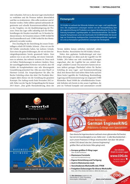 Ausgabe 5 /2013 - technik + EINKAUF