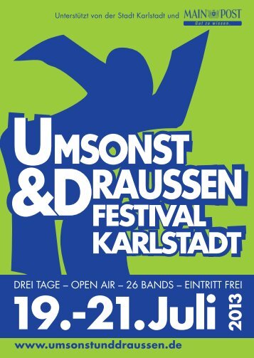 Programmheft - umsonst & draussen · Karlstadt