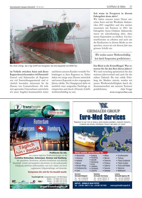 Specials: - ITJ | Transport Journal