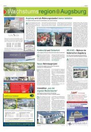 Augsburg wird als Wohnungsstandort immer beliebter Immobilien ...